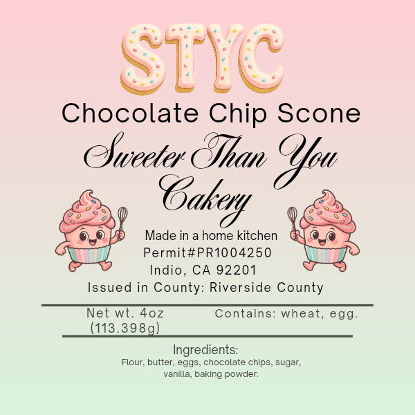 Chocolate Chip Scone