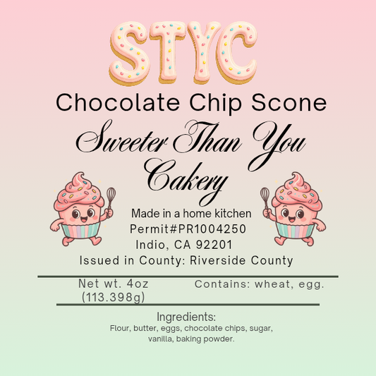 Chocolate Chip Scone