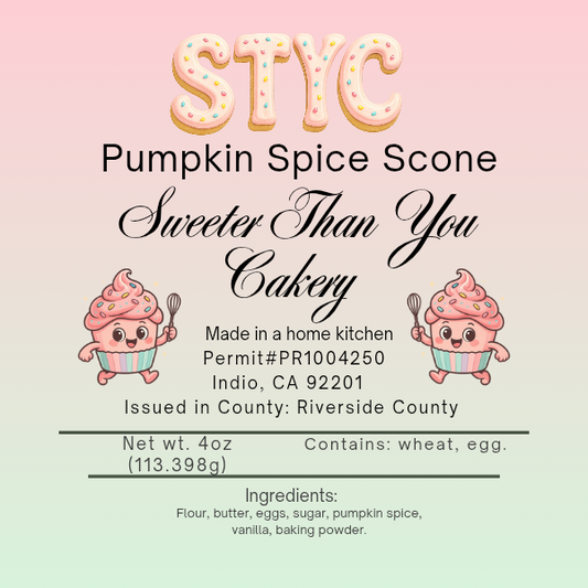 Pumpkin Spice Scone